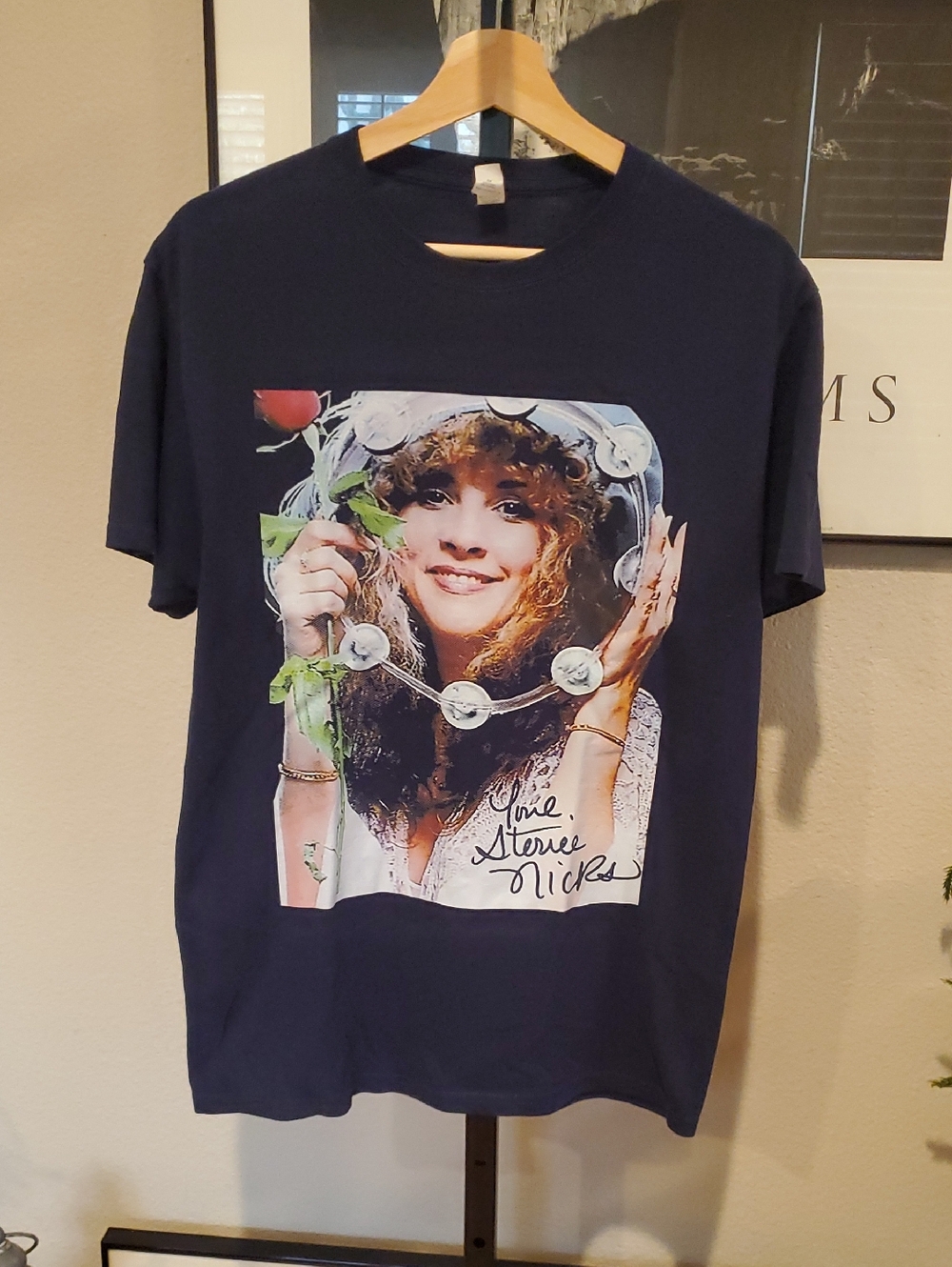 Stevie Nicks with Portrait Print